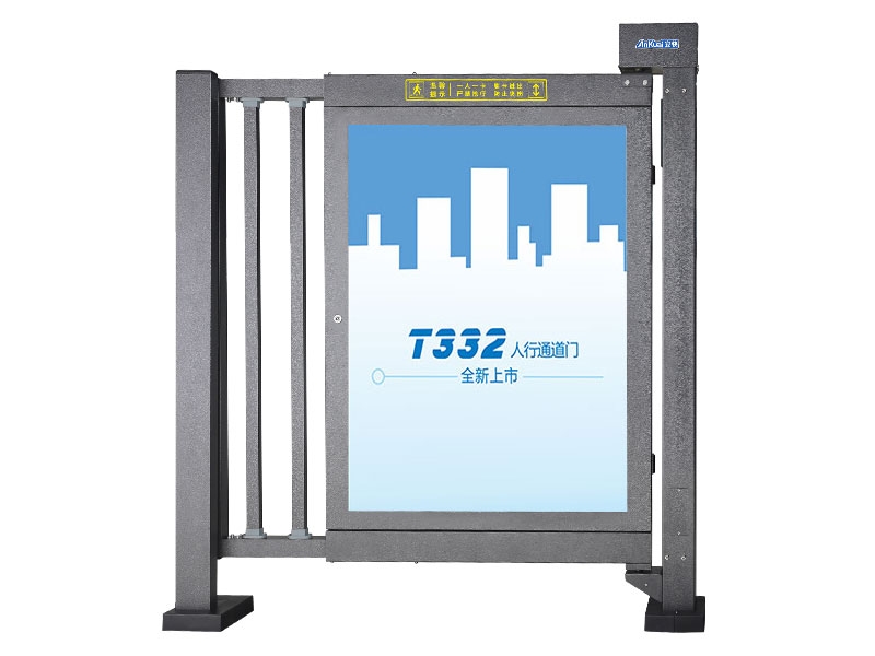 克孜勒苏柯尔克孜T332F人行通道门-滚动广告型